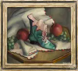 still life by Grace Keast, oil on canvas, offered Mar 2016