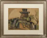Untitled by Grace Keast, pastel, offered Mar 2016