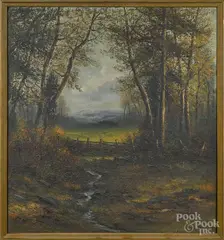 landscape by Victor Shearer, oil on canvas, offered Jan 2016