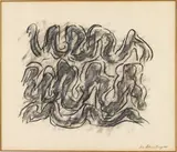 2 Abstracts by Leslie Bohnenkamp, Charcoal, sold Feb 2026