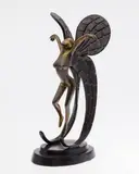 Art Deco Style Woman by Teak Woods, Bronze, sold Oct 2025