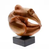 Untitled by Rubin Potosi, Wood Sculpture of a Woman, sold Oct 2025