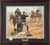 Staff Ride by Don Stivers, 1981, Print, sold Jun 2023