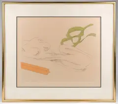 Untitled by Man Ray, Pencil Signed Etching with Aquatint, sold Sep 2026