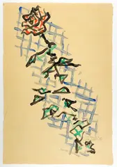 Untitled by Judy Rifka, Acrylic on Paper, sold Jun 2026