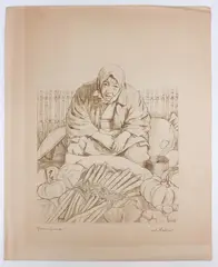 Untitled by Willy Seiler, Etching On Paper, sold Feb 2026