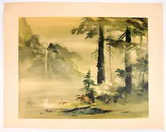 Untitled by Tyrus Wong, Lithograph On Paper, sold Feb 2026