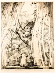 Untitled by Mildred Bryant Brooks, Etching on Paper, sold Dec 2025