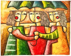 Untitled by Gustavo Serra, Mixed Media on Paper, sold Sep 2025