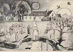 Untitled by Rockwell Kent, Pen and Ink, sold Sep 2021