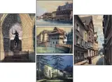 Untitled by Victor Valery Lochelongue, Color etchings, sold Aug 2021
