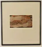 Water Serpents by Gustav Klimt, Color lithograph with metallic highlights, sold Aug 2021