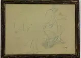 Untitled by Bernard Lintott, Color pencil, sold Nov 2021