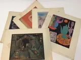 Untitled by Paul Klee, Color lithographs of five (5) Klee paintins, sold Feb 2022