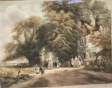 Country Life by Eugene Tily, Mezzotint, sold Jun 2023