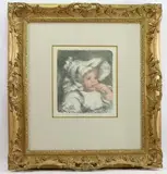 L'enfant au Biscuit by Pierre-Auguste Renoir, Color lithograph, sold Sep 2023