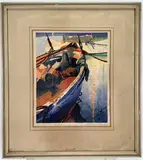Untitled by Eleanor Beatrice Acker, Color Woodblock, sold Sep 2023
