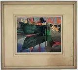 Untitled by Eleanor Beatrice Acker, Color Woodblock, sold Sep 2023
