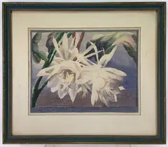Untitled by Eleanor Beatrice Acker, Color woodcut, sold Sep 2023