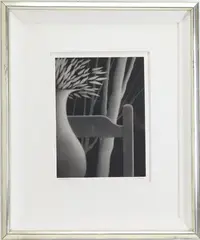 Vase, Chair and Tree by Robert Kipniss, Mezzotint, sold Feb 2026
