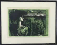 Nests in the Ivy by Benton Murdoch Spruance, Color lithograph from an Edition of 40, sold Jun 2026