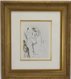 The Archangel Gabriel. by Salvador Dalí, Color woodcut engraving, sold Aug 2026