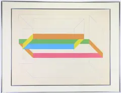 Untitled by Charles Hinman, Color lithograph on Arches paper, sold Sep 2026
