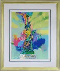 Lady Liberty, by LeRoy Neiman, Color serigraph, sold Sep 2026