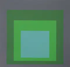 SP IX (From Homage to the Square) by Josef Albers, 1967, screenprint, sold Feb 2023