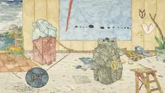 A Little Piece to Joan Miro by William T. Wiley, 1970, watercolor on paper, sold Feb 2023