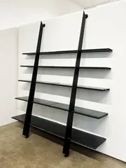 Mac Gee Bookshelves, Pair by Philippe Starck, steel sheet with epoxy finish, sold Feb 2023