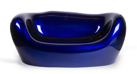 Blue Noon (Prototype 2) by Wendell Castle, 2008, Polychromed fiberglass, sold Sep 2026