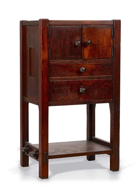 A Work Cabinet by Gustav Stickley, sold Sep 2026