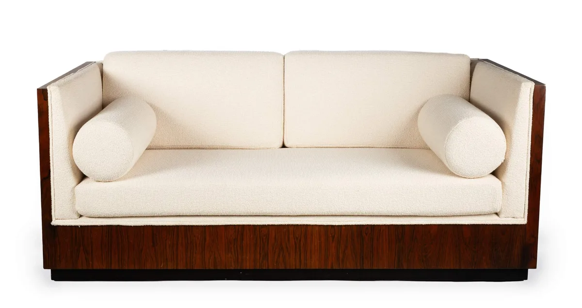Settee by Milo Baughman, sold Sep 2026