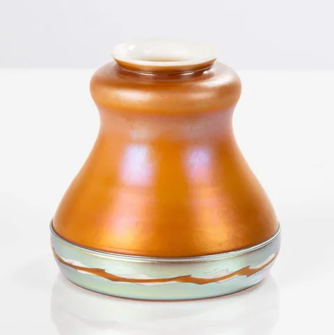 Gold Aurene Intarsia Shade by Alexander Joseph von Steuben, sold Sep 2026