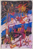 L’Avion by Claude Venard, Gouache, sold Oct 2022