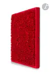 Tableau-clous-rouge by Bernard Aubertin, 1974, Panneau clouté et peint, sold Oct 2022