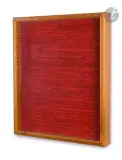 Clous n° 732 by Bernard Aubertin, 1968, Panneau clouté peint, sold Oct 2022