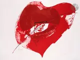 Cœur rouge by Paul Rebeyrolle, 1972, Lithographie, sold Oct 2022
