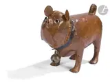 Le Chien de César by Jean-Jules Chasse-Pot, 2003, Épreuve en bronze patiné, sold Oct 2022