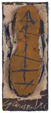Espadrille by Georges Noël, 1992, Technique mixte et collage sur panneau, sold Oct 2022