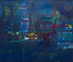 Fête d’eau by Denise Bourdouxhe, Gouache, sold Oct 2022