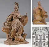Minerve by Guillaume Coustou the Elder, Terre cuite, sold Jun 2010