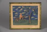 Deux cavaliers by Nathalie Gontcharova, vers 1923, Gouache sur papier, sold May 2022