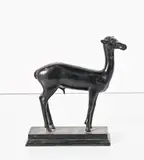 Biche by Giorgio Sommer, Bronze à patine noire, sold May 2022