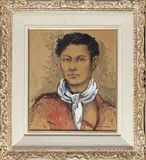 Portrait de Jean Louis Barrault by Ramón Jou Senabre, Aquarelle, sold May 2022