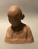 Chanteuse aux yeux baissés by Gaston Hauchecorne, Epreuve en terre cuite, sold Apr 2019