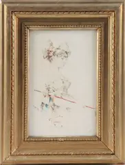Jeune élégante by Frederick Hendrik Kaemmerer, Aquarelle signée en bas à gauche, sold Mar 2024