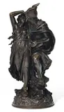 Persée et Andromède by Jean-Louis Grégoire, Bronze à patine brune, sold Dec 2011