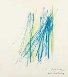 Sans titre by Hans Hartung, Crayon gras sur papier, sold Dec 2011